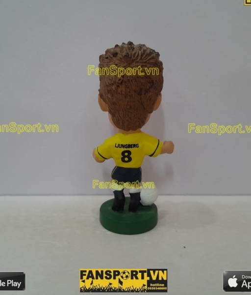 Tượng Freddie Ljungberg Arsenal 1999 2000 2001 away corinthian PRO338