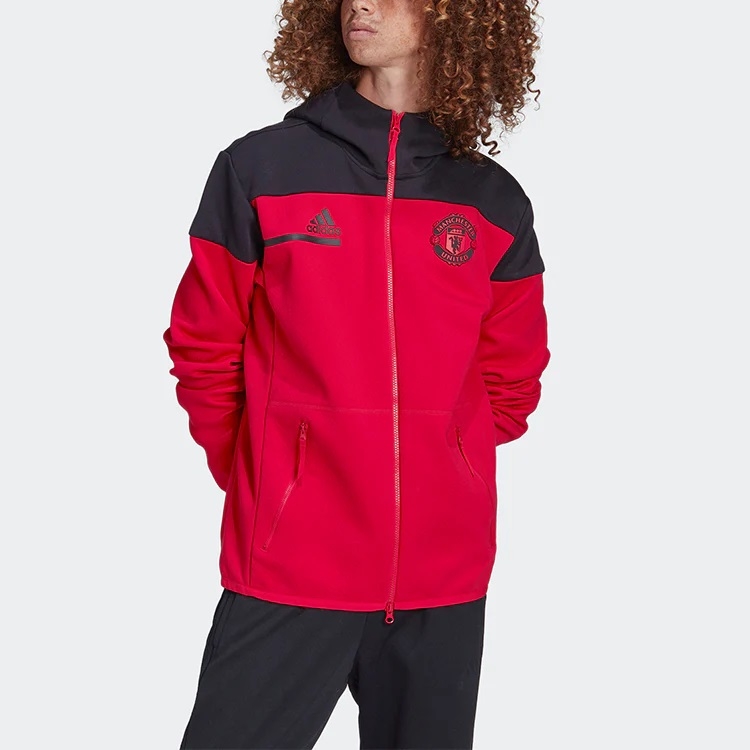 Áo khoác Manchester United 2020-2021 red jacket coach Adidas