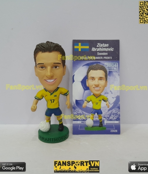 Tượng Zlatan Ibrahimovic 17 Sweden 2003 2005 home corinthian PRO972