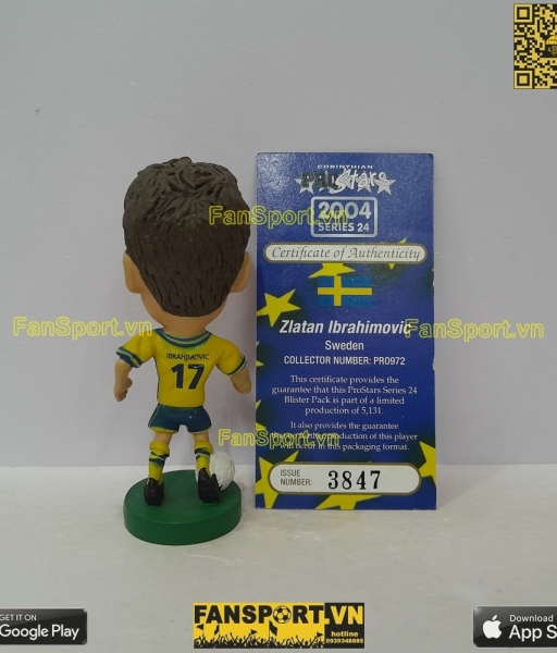 Tượng Zlatan Ibrahimovic 17 Sweden 2003 2005 home corinthian PRO972