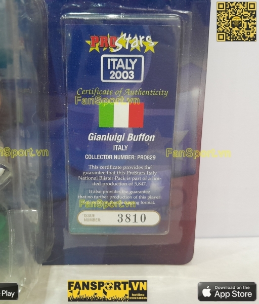 Tượng Buffon Italy 2003-2004 home purple corinthian PRO829 prostars