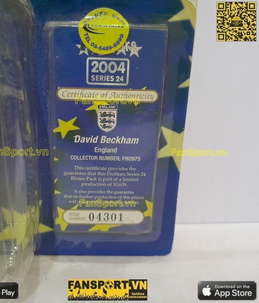 Tượng David Beckham 7 England 2003 2004 2005 home corinthian PRO975