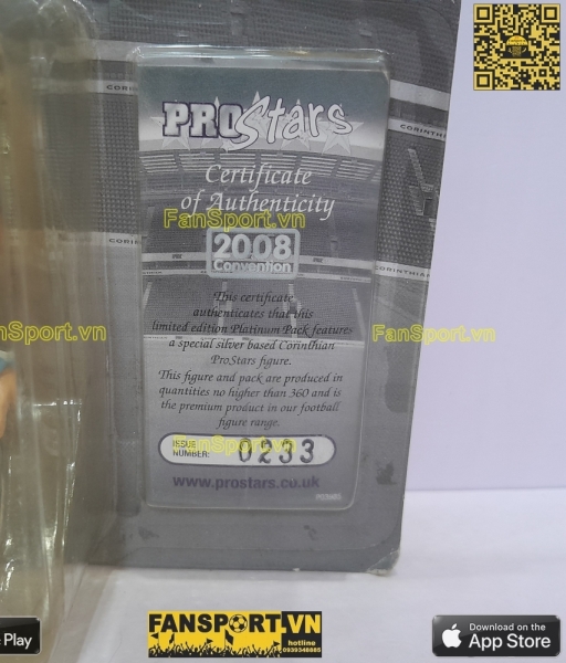 Tượng Jaap Stam 31 Lazio 2003-2004 home blue corinthian P1767 platinum