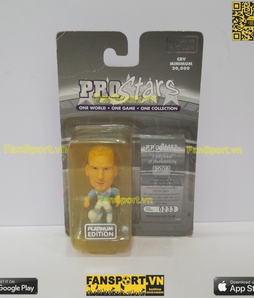Tượng Jaap Stam 31 Lazio 2003-2004 home blue corinthian P1767 platinum