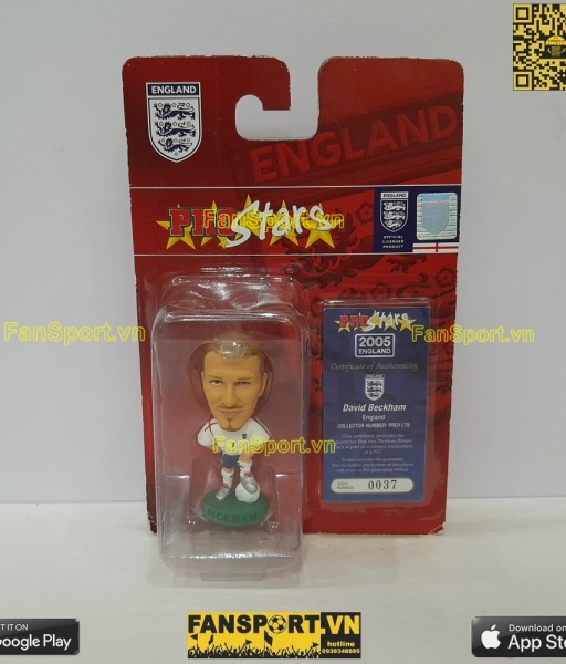 Tượng David Beckham 7 England 2005 2006 2007 home corinthian PRO1179