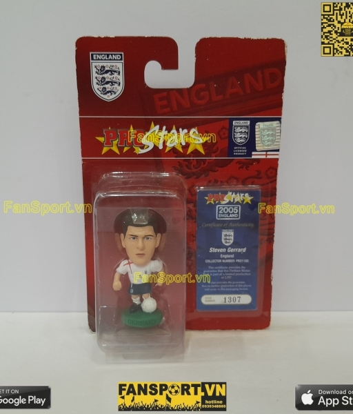 Tượng Steven Gerrard 4 England 2005 2006 2007 home corinthian PRO1180