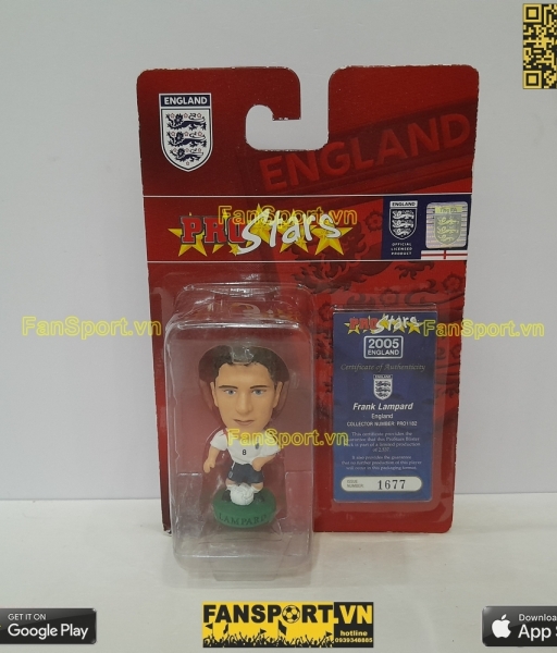 Tượng Frank Lampard 8 England 2005 2006 2007 home corinthian PRO1182