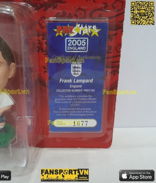 Tượng Frank Lampard 8 England 2005 2006 2007 home corinthian PRO1182