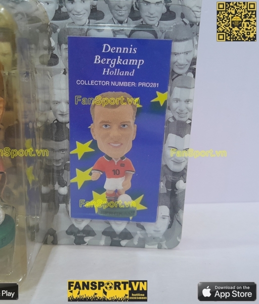 Tượng Dennis Bergkamp 10 Netherlands 1998 1999 2000 corinthian PRO281