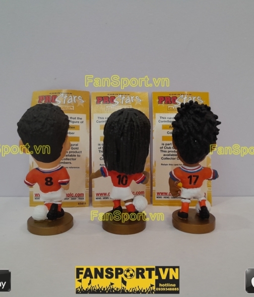 Set 3x Rijkaard Basten Gullit Netherlands 1991 1992 1993 corinthian