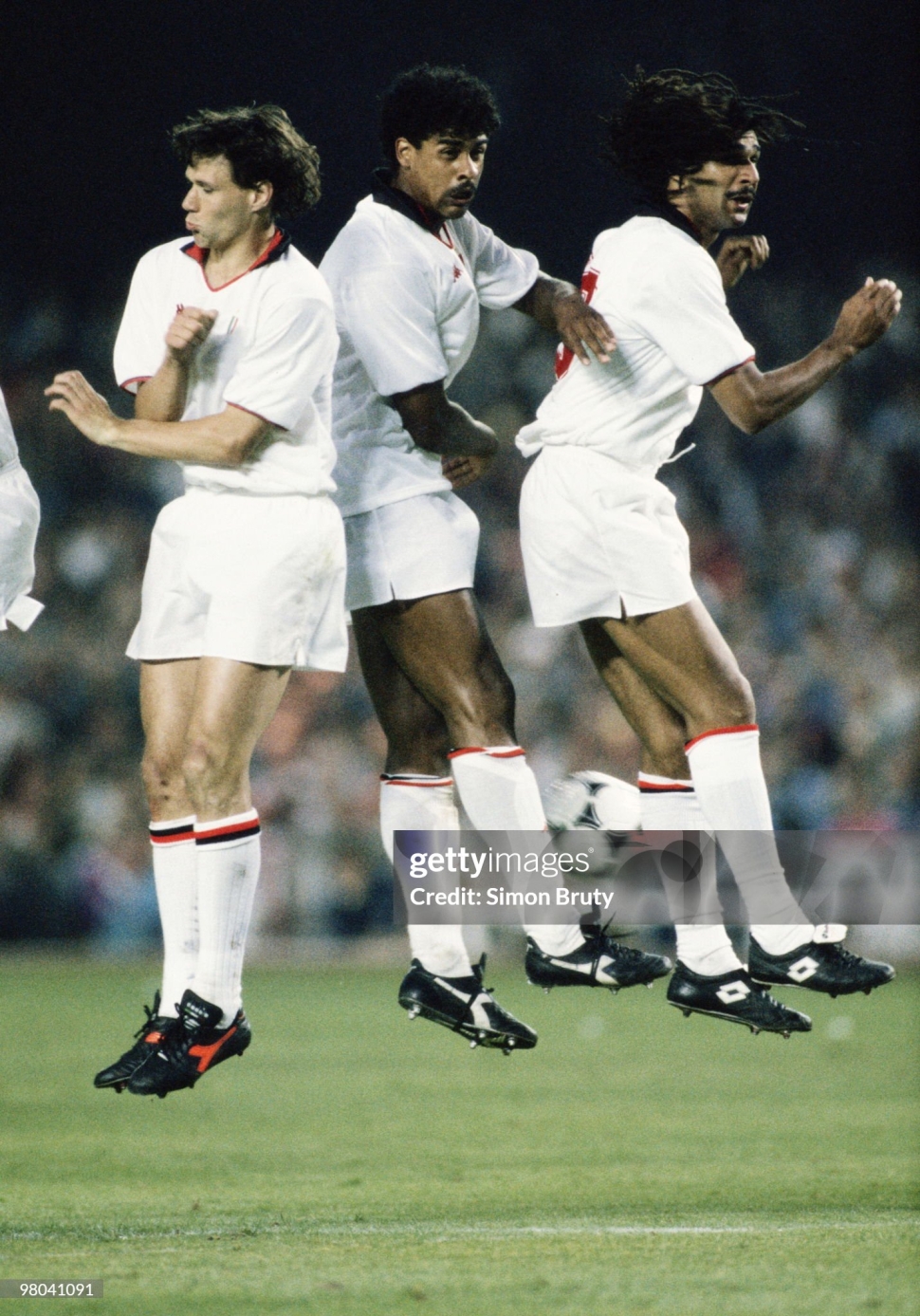 Set 3x tượng Rijkaard Basten Gullit AC Milan 1988-1990 corinthian card