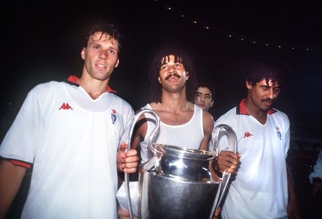 Set 3x tượng Rijkaard Basten Gullit AC Milan 1988-1990 corinthian card