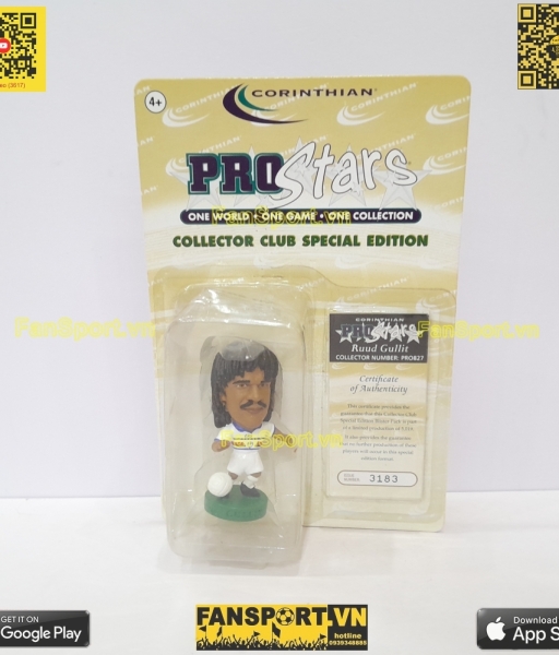 Tượng Ruud Gullit 4 Sampdoria 1994 1995 away corinthian PRO827