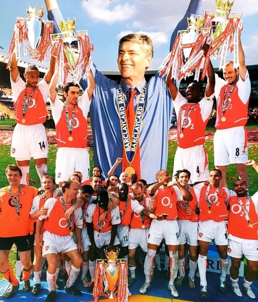 Set 9 tượng cầu thủ Arsenal Premier League 2003 2004 home corinthian