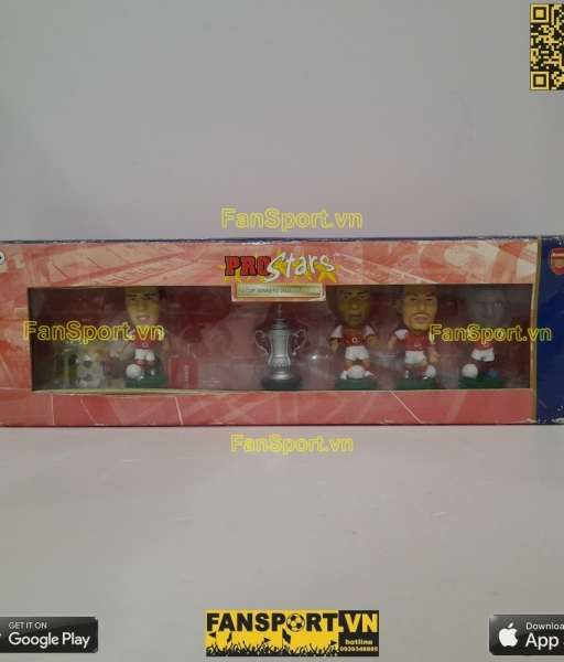 Tượng Arsenal FA Cup 2005 corinthian Ljungberg Bergkamp Cole Vieira