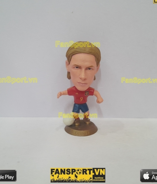 Tượng Fernando Torres 9 Spain 2012 2013 home red kodoto Tây Ban Nha