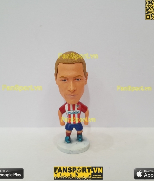 Tượng Fernando Torres 9 Atletico Madrid 2015-2016 home soccerwe