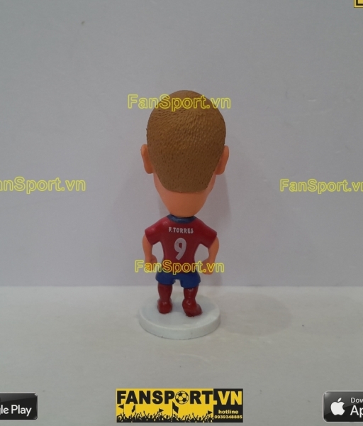 Tượng Fernando Torres 9 Atletico Madrid 2015-2016 home soccerwe