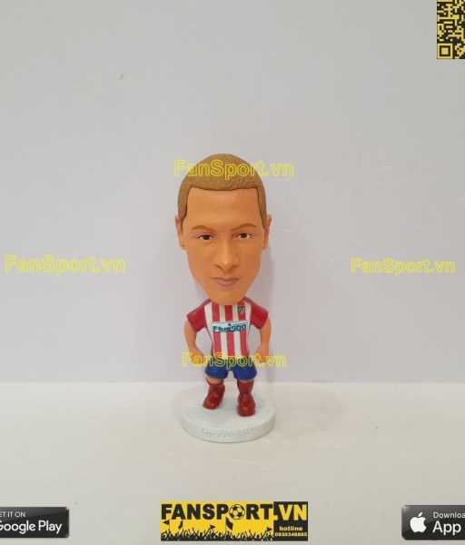 Tượng Fernando Torres 9 Atletico Madrid 2015-2016 home soccerwe