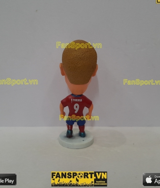 Tượng Fernando Torres 9 Atletico Madrid 2015-2016 home soccerwe