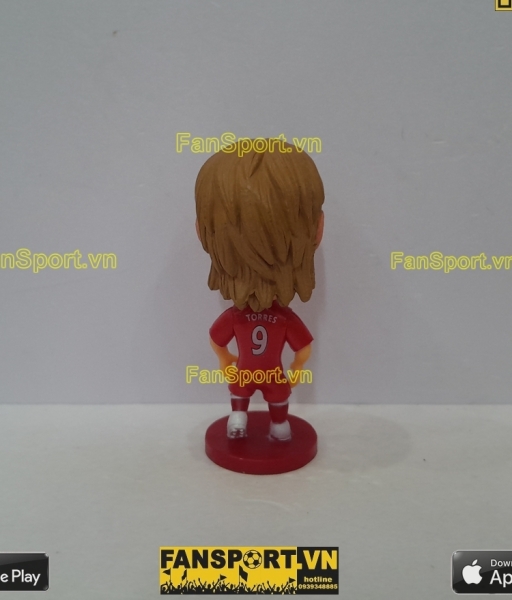 Tượng Fernando Torres 9 Liverpool 2008 2009 2010 home red soccerwe