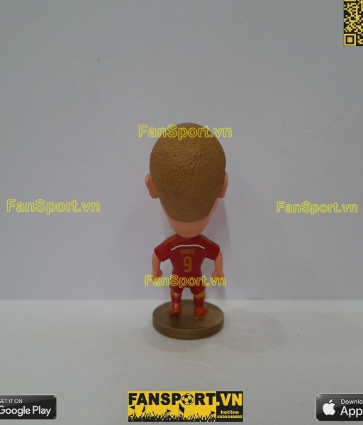 Tượng Fernando Torres 9 Spain 2014 2015 home red kodoto Tây Ban Nha