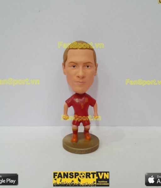 Tượng Fernando Torres 9 Spain 2014 2015 home red kodoto Tây Ban Nha