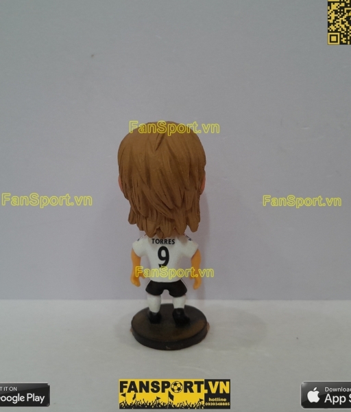 Tượng Fernando Torres 9 Liverpool 2007 2008 away soccerwe repaint