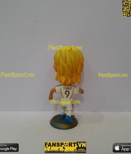 Tượng Fernando Torres 9 Spain 2006 2007 away white kodoto repaint