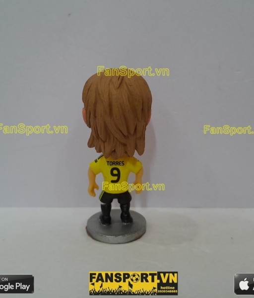 Tượng Fernando Torres 9 Spain 2008 2009 2010 away soccerwe repaint