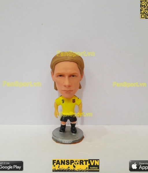 Tượng Fernando Torres 9 Spain 2008 2009 2010 away soccerwe repaint