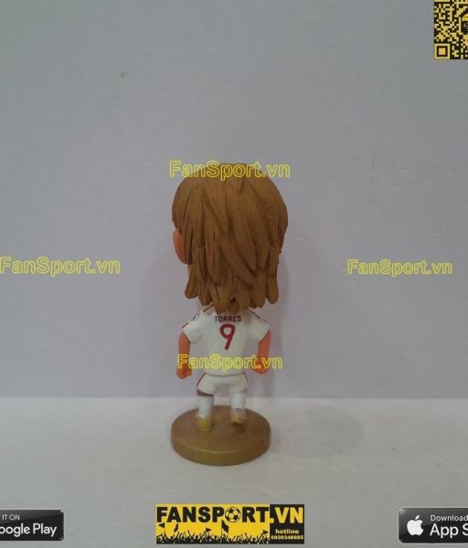 Tượng Fernando Torres 9 Spain 2011 2012 away white kodoto repaint