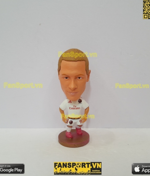 Tượng Fernando Torres 9 AC Milan 2014 2015 away white repaint soccerwe