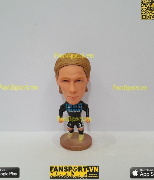 Tượng Fernando Torres 9 Chelsea 2011 2012 away black repaint kodoto