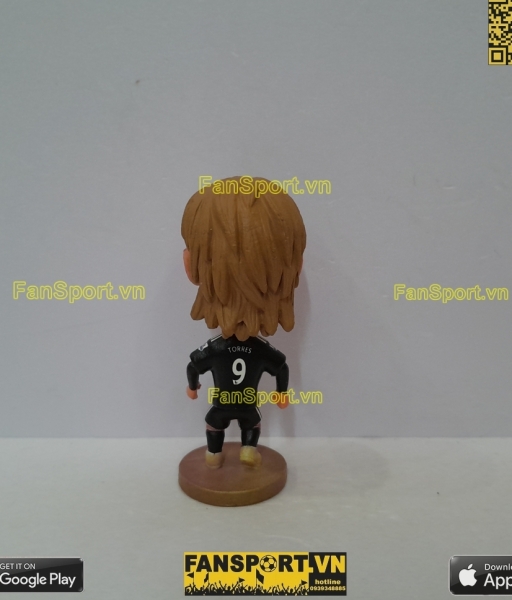 Tượng Fernando Torres 9 Chelsea 2011 2012 away black repaint kodoto