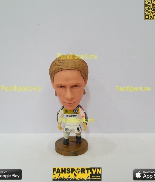 Tượng Fernando Torres 9 Chelsea 2011 2012 third white repaint soccerwe