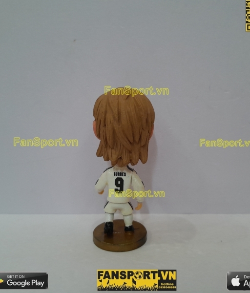 Tượng Fernando Torres 9 Chelsea 2011 2012 third white repaint soccerwe