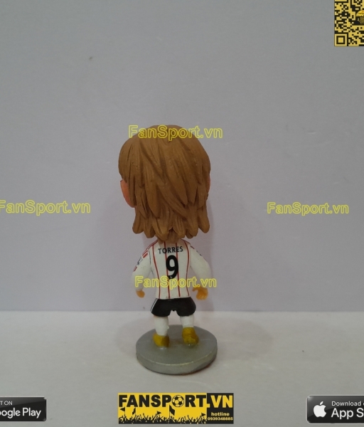 Tượng Fernando Torres 9 Liverpool 2010 2011 away soccerwe repaint