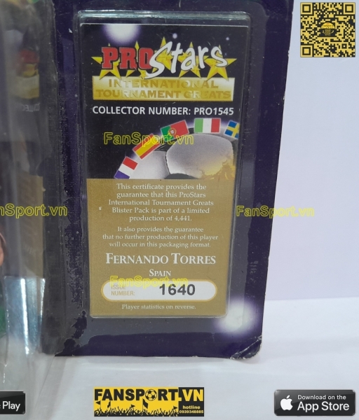 Tượng Torres 9 Spain 2005 2006 2007 prostars PRO1545 corinthian 1640