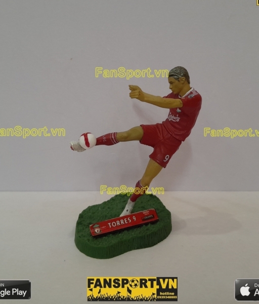 Tượng Fernando Torres 9 Liverpool 2008 2009 2010 home FT Champs 7cm