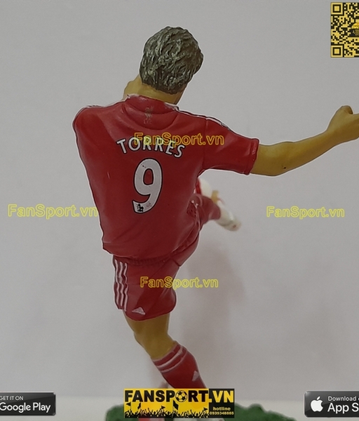 Tượng Fernando Torres 9 Liverpool 2008 2009 2010 home FT Champs 7cm