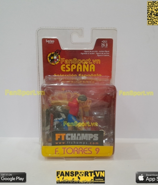 Tượng Fernando Torres 9 Spain 2005 2006 2007 home FT Champs 7cm