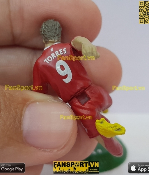 Tượng Fernando Torres 9 Liverpool 2008-2010 home FT Champs mini