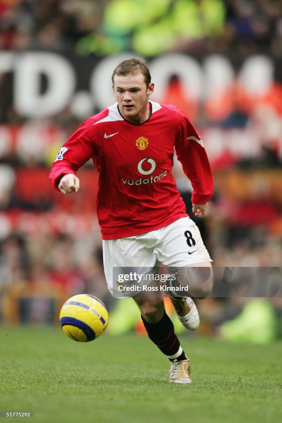 Áo Rooney 8 Manchester United 2004-2005-2006 home shirt jersey 118834