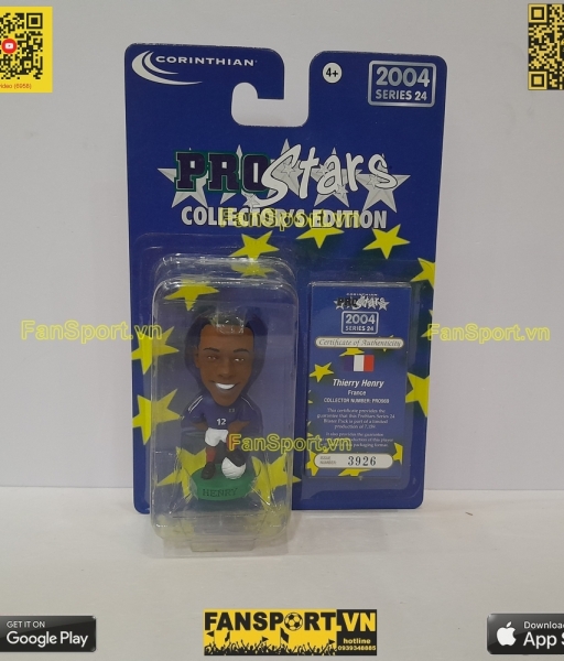 Tượng Thierry Henry 12 France 2002-2003-2004 home corinthian PRO969
