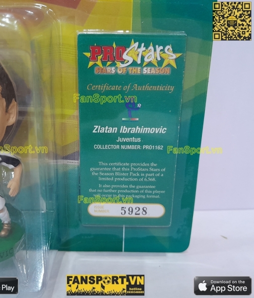 Tượng Zlatan Ibrahimovic 9 Juventus 2004-2005 home corinthian PRO1162
