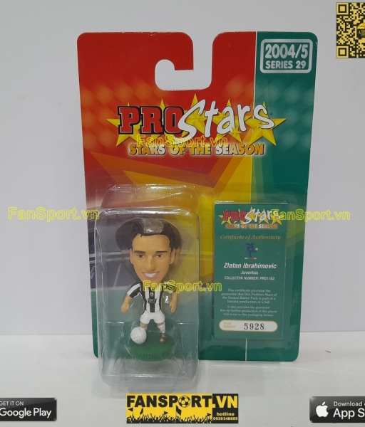 Tượng Zlatan Ibrahimovic 9 Juventus 2004-2005 home corinthian PRO1162