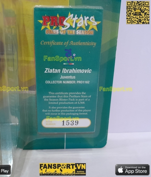 Tượng Zlatan Ibrahimovic 9 Juventus 2004-2005 home corinthian PRO1162