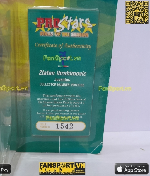 Tượng Zlatan Ibrahimovic 9 Juventus 2004-2005 home corinthian PRO1162