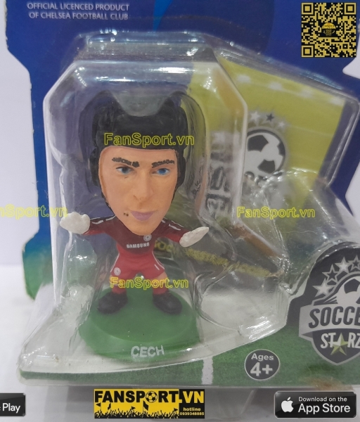 Tượng Petr Cech 1 Chelsea 2014 2015 home red GK soccerstarz SOC009